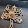Vintage Silver art deco filigree brooch Image 2