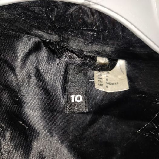 Black Faux fur vest, H&M