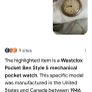 westclox pocket watch Image 6