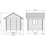 Playhouse Impregnated Pinewood 167x150x151 cm Image 4