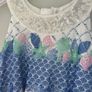 Tutu & Tambourines girls floral maxi dress with silver belt Age 3 EUC Image 2