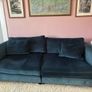 Beautiful large velvet sofa Image 2