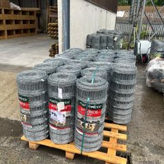 Fencing equipment wire, posts, crash barriers
