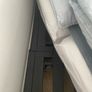 Double/single bed day bed frame markerad virgil abloh ikea painted black Image 6