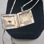 sterling silver locket necklace Image 4