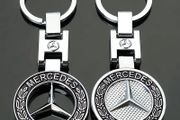 Car Logo Keychain Zinc Alloy Key Ring Accessories For Mercedes Benz AMG Smart W108 W124 W126 W140 W168 W169 W176 W177 W203 W204
