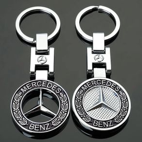 Car Logo Keychain Zinc Alloy Key Ring Accessories For Mercedes Benz AMG Smart W108 W124 W126 W140 W168 W169 W176 W177 W203 W204