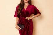Girl in Mind wine midi dress