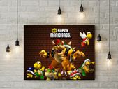 Super Mario Bros printed Wall picture 3mm foamex board printed picture on it wall board wall decor wall art picture