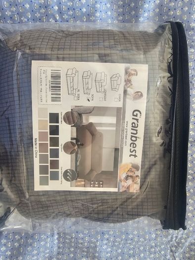 Granbest 3 seater sofa cover in grey, brand new