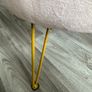 Pink velvet Footstool Image 4