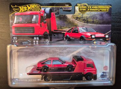 Hot Wheels Toyota AE86 Sprinter Trueno Team Transport