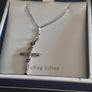 ladies silver chain and pendant Image 10