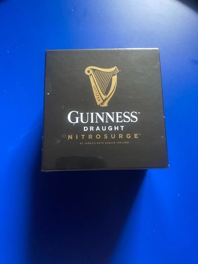 Guinness Draught Nitrosurge Device and 4 Guinness glasses brand new