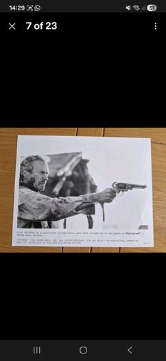 Unforgiven Press Kit Clint Eastwood