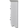 Wooden Kitchen Wall Cabinet with Glass Door White Image 5