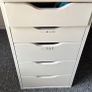 ikea bamboo desk with drawer Image 2