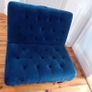 Navy Footstool/ chair Image 4