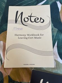 Harmony Workbook for leaving Cert Music