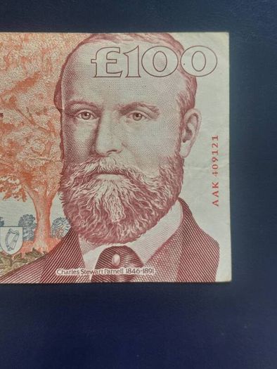 2 x parnell 100 pound notes