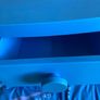 Blue Bedside Table with Drawer for a Child. Image 3