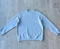 NEW Dunnes Stores Light Blue Relaxed Fit Sweatshirt Size L