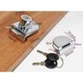 3741 Glass Door Lock Keyed Drawer Cabinet Display Image 6