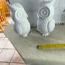 Vintage Owl White Reisn Book Ends Image 5