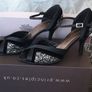 Principles Black Glitter Strappy Sandals.  Size EU 36.  UK 3. Image 10
