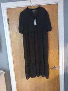 Primark  Black Dress.  S.14/16.    B.N.W.T