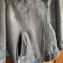 Warehouse Suede-look biker jacket Image 3