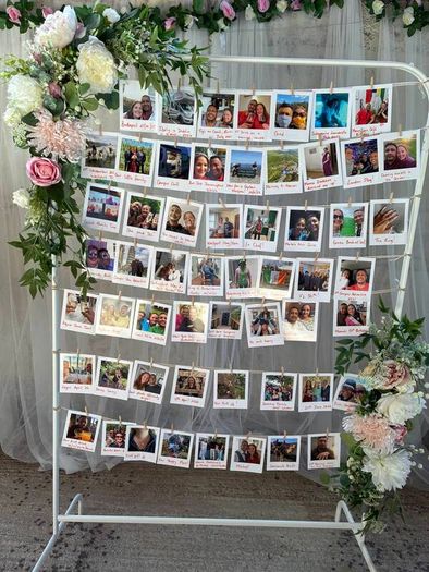 Crisp/Photo Wall for Wedding
