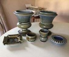 Pottery - Irish X 6,