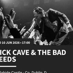 Nick Cave & the Bad Seeds Malahide Castle june 10th Wednesday