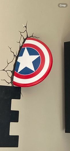 Marvel 3d wall lights