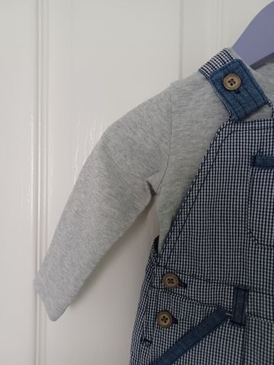 Baby Boy Dungaree Set from Next Age 6-9 months