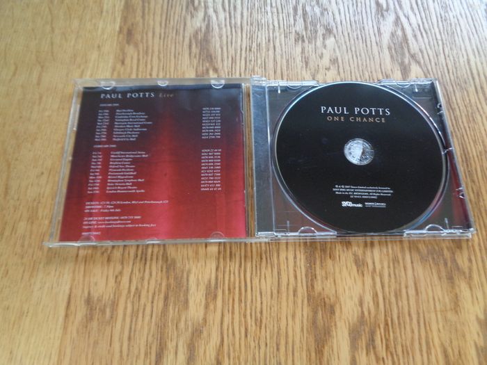 One Chance - Paul Potts CD for Sale