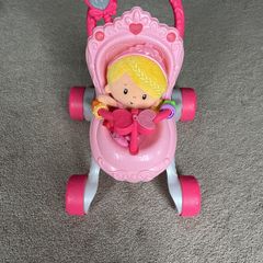 Fisher price walker with doll