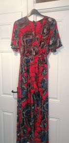 playsuit /dress lovely playsuit all in one dress elasticated waist worn once from new look size 14
