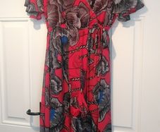 playsuit /dress lovely playsuit all in one dress elasticated waist worn once from new look size 14