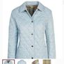 Burberry Quilted Light Blue Classic Jacket Image 2