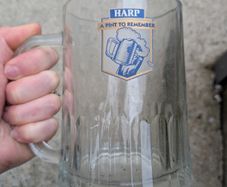 Vintage Harp Pint Glass