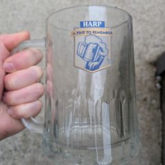 Vintage Harp Pint Glass