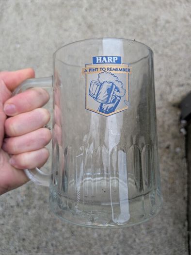 Vintage Harp Pint Glass