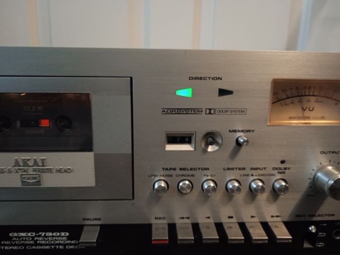 Akai GXC-730D stereo tape deck hifi audio cassete golden era