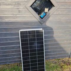 100w Solar panel with charge controller