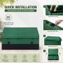 XXL Outdoor Storage Box Waterproof Garden Storage Container Tarpaulin Cushion Box Image 4