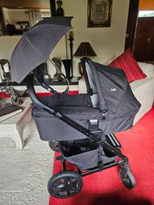 Joie travel system with pram, car seat and pushchair