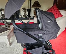 Joie travel system with pram, car seat and pushchair