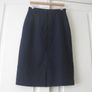 Vintage Navy Business Style Skirt. Image 4